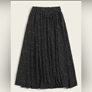 NWOT SHEIN Polka Dot Elastic Waist Midi Skirt 5XL